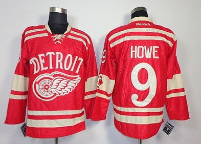 Gordie Howe Detroit Red Wings red Winter Classic jersey
