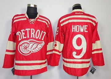Gordie Howe Detroit Red Wings red Winter Classic jersey