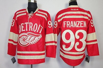 Johan Franzen Detroit Red Wings red Winter Classic jersey