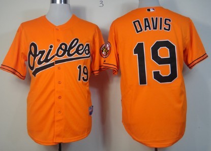 Chris Davis Baltimore Orioles orange jersey