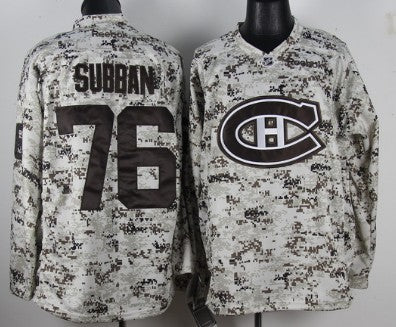 P.K. Subban Montreal Canadiens white Camo jersey
