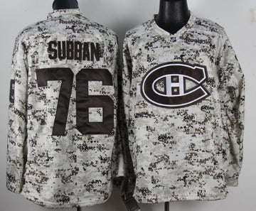 P.K. Subban Montreal Canadiens white Camo jersey