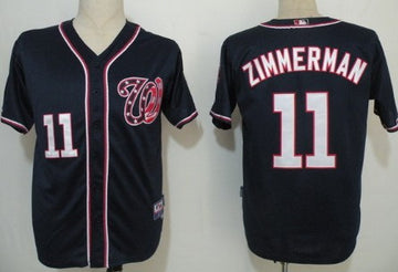 Ryan Zimmerman Washington Nationals navy jersey