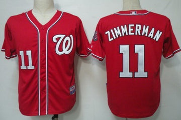 Ryan Zimmerman Washington Nationals red jersey