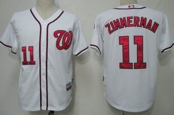 Ryan Zimmerman Washington Nationals white jersey