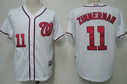 Ryan Zimmerman Washington Nationals white jersey