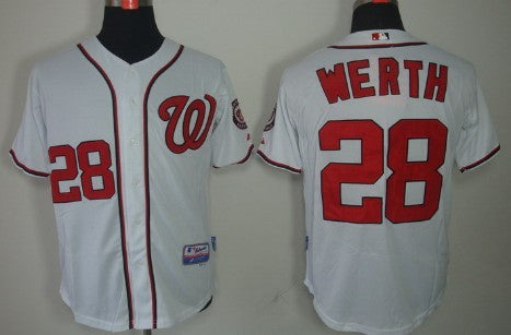 Jayson Werth Washington Nationals white jersey