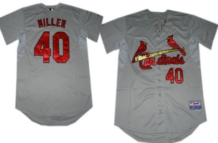 Shelby Miller St. Louis Cardinals gray jersey