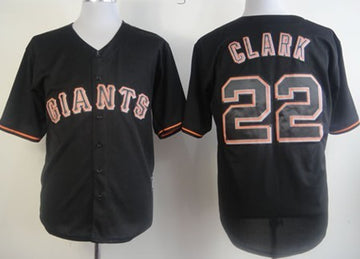 Will Clark San Francisco Giants black Fashion jersey