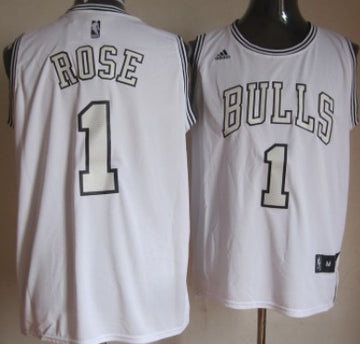 Derrick Rose Revolution Chicago Bulls white jersey
