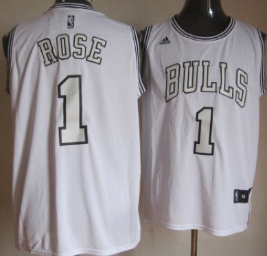 Derrick Rose Revolution Chicago Bulls white jersey
