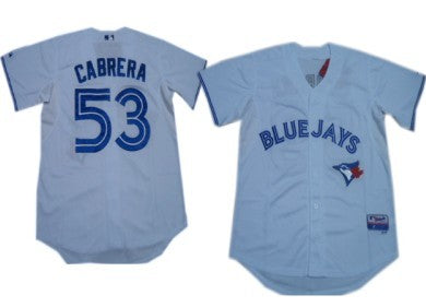 Melky Cabrera Toronto Blue Jays white jersey