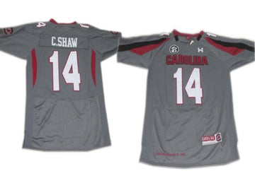 Connor Shaw South Carolina Gamecocks gray jersey