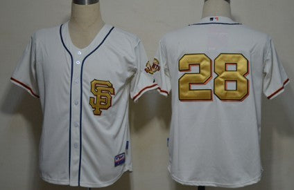 Buster Posey San Francisco Giants cream jersey