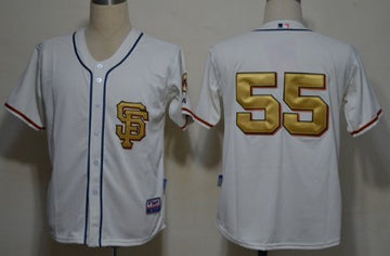 Tim Lincecum San Francisco Giants cream jersey