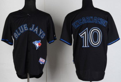 Edwin Encarnacion Toronto Blue Jays black Fashion jersey