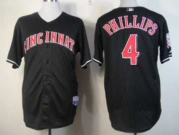 Brandon Phillips Cincinnati Reds black jersey