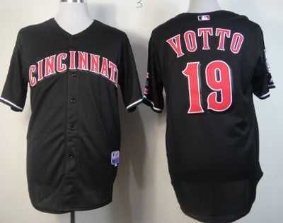 Joey Votto Cincinnati Reds black jersey