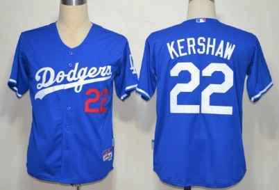 Clayton Kershaw Los Angeles Dodgers blue jersey