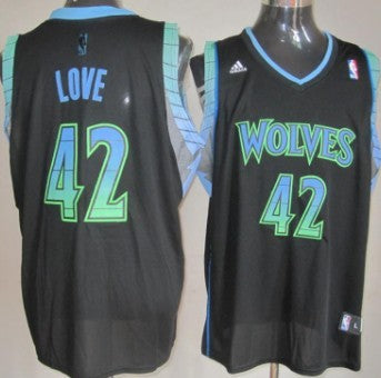 Kevin Love Vibe Minnesota Timberwolves black Fashion jersey