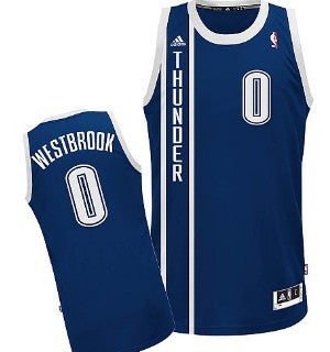 Russell Westbrook Oklahoma City Thunder navy jersey