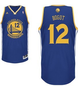 Andrew Bogut Golden State Warriors blue jersey