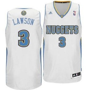 Ty Lawson Denver Nuggets white jersey