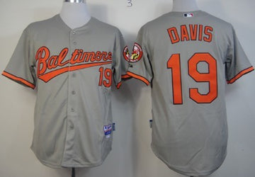 Chris Davis Baltimore Orioles gray jersey