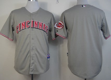 Custom Cincinnati Reds gray jersey