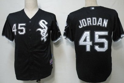 Michael Jordan Chicago White Sox black jersey