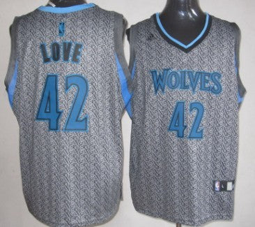 Kevin Love Minnesota Timberwolves gray Fashion Static jersey