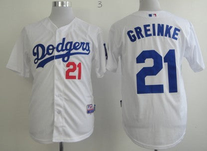 Zack Greinke Los Angeles Dodgers white jersey