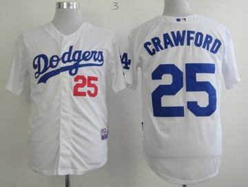 Carl Crawford Los Angeles Dodgers white jersey