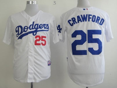 Carl Crawford Los Angeles Dodgers white jersey