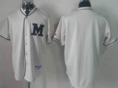Custom Milwaukee Brewers cream jersey