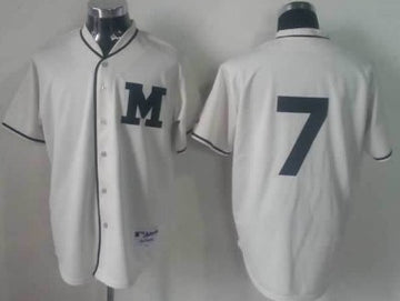 Norichika Aoki Milwaukee Brewers cream jersey