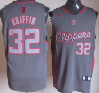 Blake Griffin Los Angeles Clippers gray Shadow jersey
