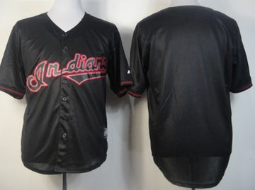 Custom Cleveland Guardians black Fashion jersey