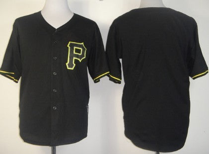 Custom Pittsburgh Pirates black Fashion jersey