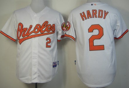 J.J. Hardy Baltimore Orioles white jersey