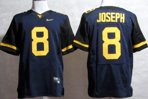 Karl Joseph West Virginia Mountaineers navy Elite jersey