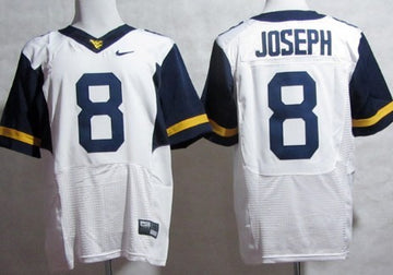 Karl Joseph West Virginia Mountaineers white Elite jersey
