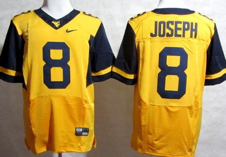 Karl Joseph West Virginia Mountaineers yellow Elite jersey