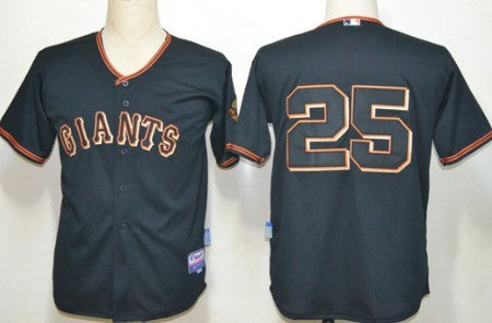 Barry Bonds San Francisco Giants black jersey