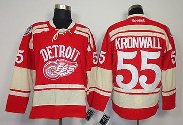 Niklas Kronwall Detroit Red Wings red Winter Classic jersey