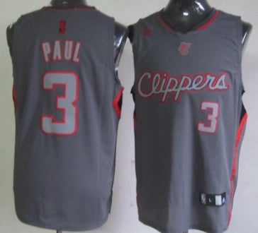 Chris Paul Los Angeles Clippers gray Shadow jersey