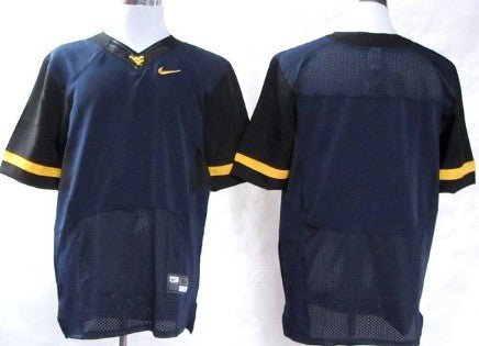 Custom West Virginia Mountaineers navy Elite jersey