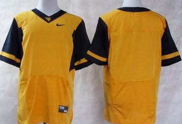 Custom West Virginia Mountaineers yellow Elite jersey