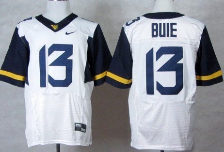 Andrew Buie West Virginia Mountaineers white Elite jersey