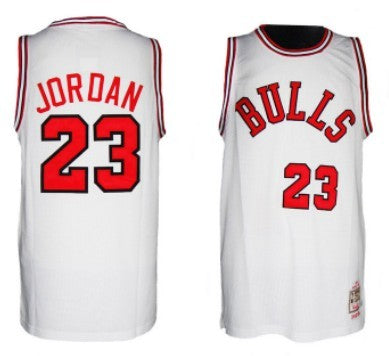 Michael Jordan Chicago Bulls white jersey